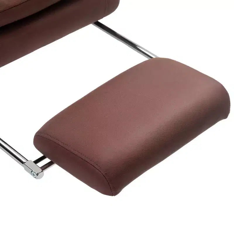 Vibration Massage Office Chair, Reclining Back, Footrest, Microfibre Comfy Computer Chair