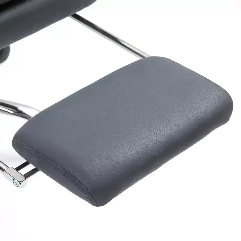 Vibration Massage Office Chair, Reclining Back, Footrest, Microfibre Comfy Computer Chair