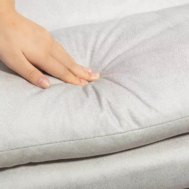 Vibration Massage Office Chair, Reclining Back, Footrest, Microfibre Comfy Computer Chair