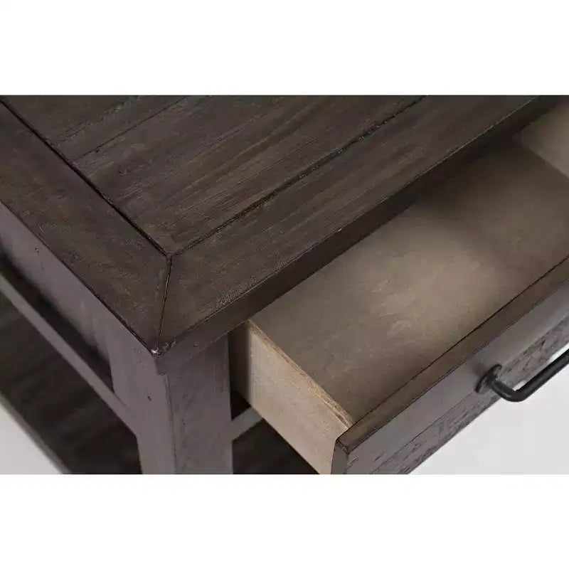 Rustic Reclaimed Pine Farmhouse Harris End Table