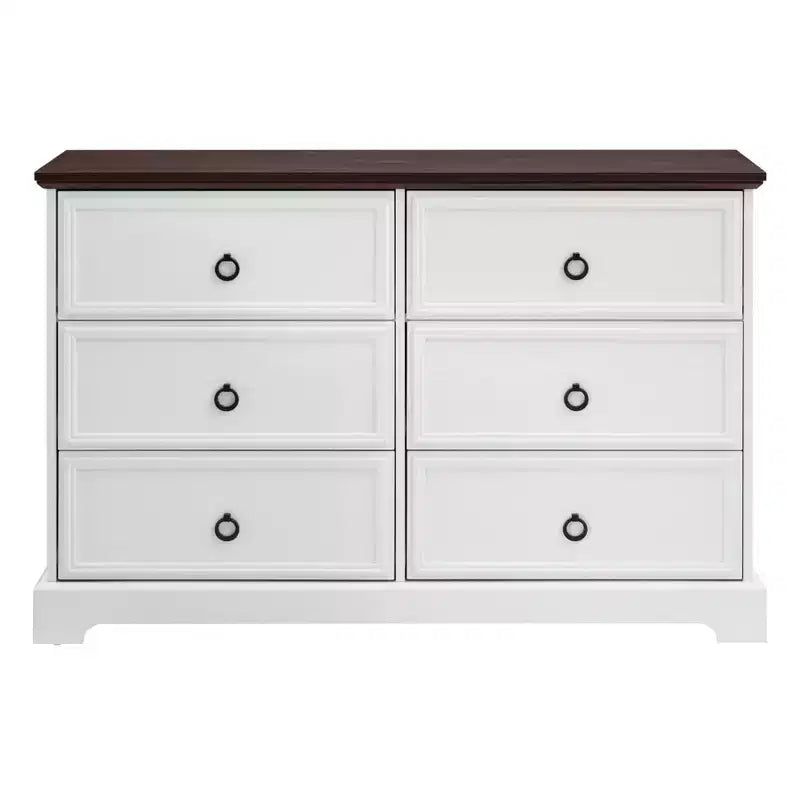31.5 in. H Accent Cabinet with 6 Drawers