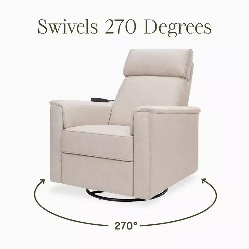 Willa Deluxe Power Recliner and Swivel Glider with Heat and Massage