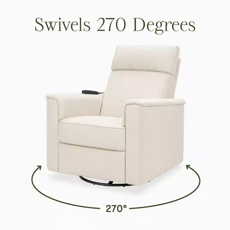 Willa Deluxe Power Recliner and Swivel Glider with Heat and Massage