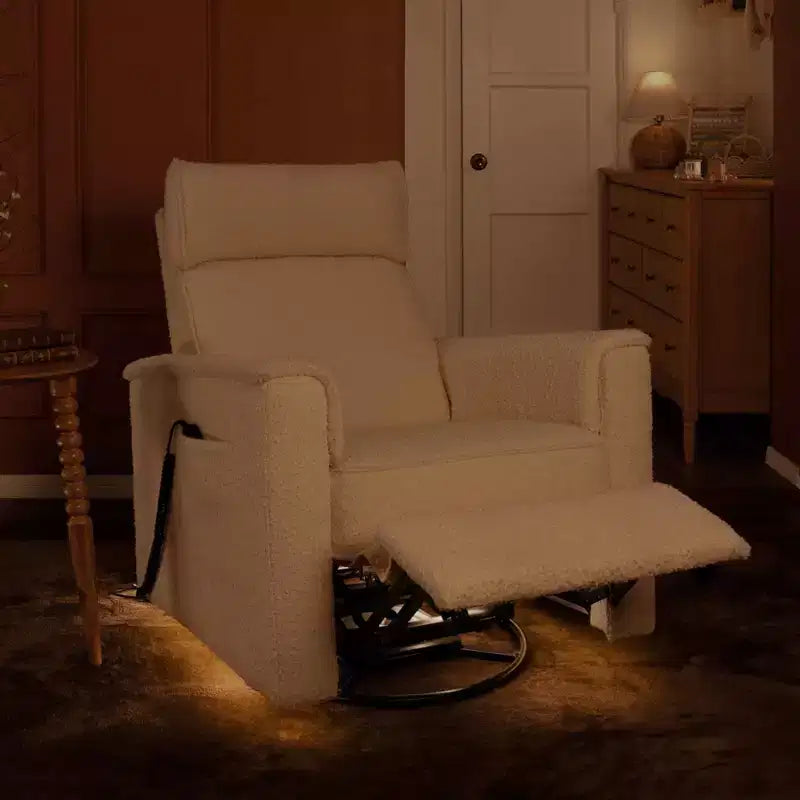 Willa Deluxe Power Recliner and Swivel Glider with Heat and Massage
