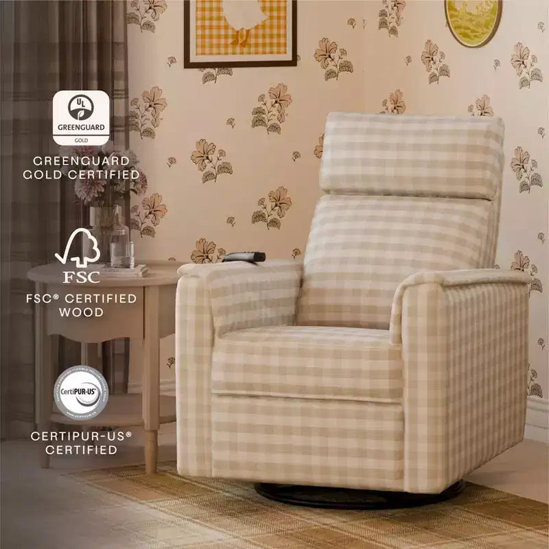 Willa Deluxe Power Recliner and Swivel Glider with Heat and Massage