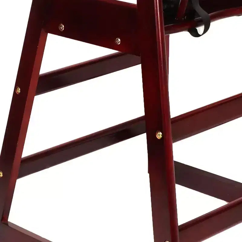 Baby High Chair, Solid Wood, Easy to Clean