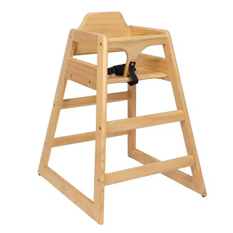 Baby High Chair, Solid Wood, Easy to Clean