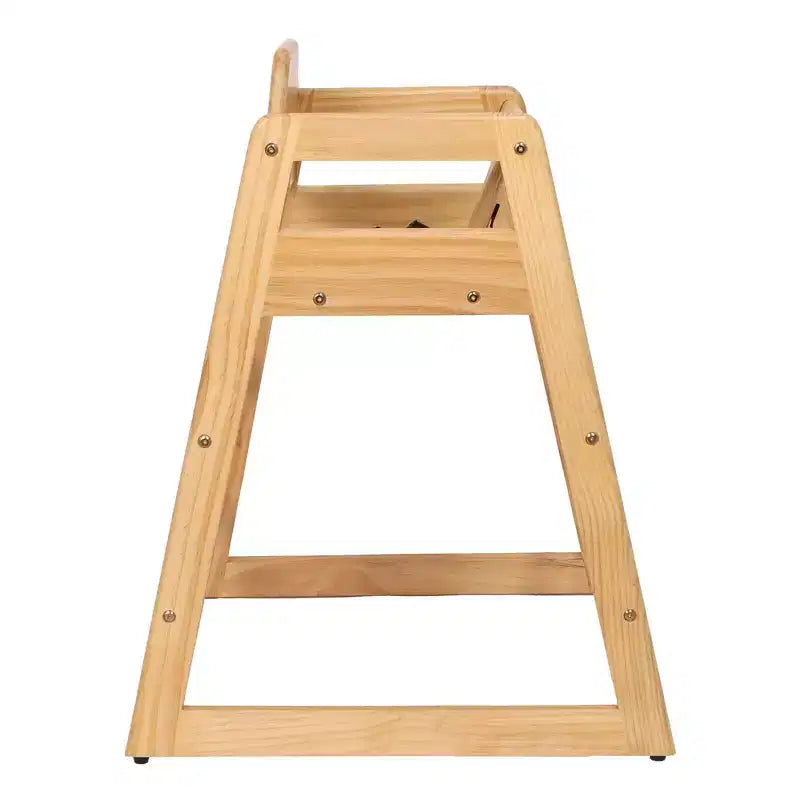 Baby High Chair, Solid Wood, Easy to Clean