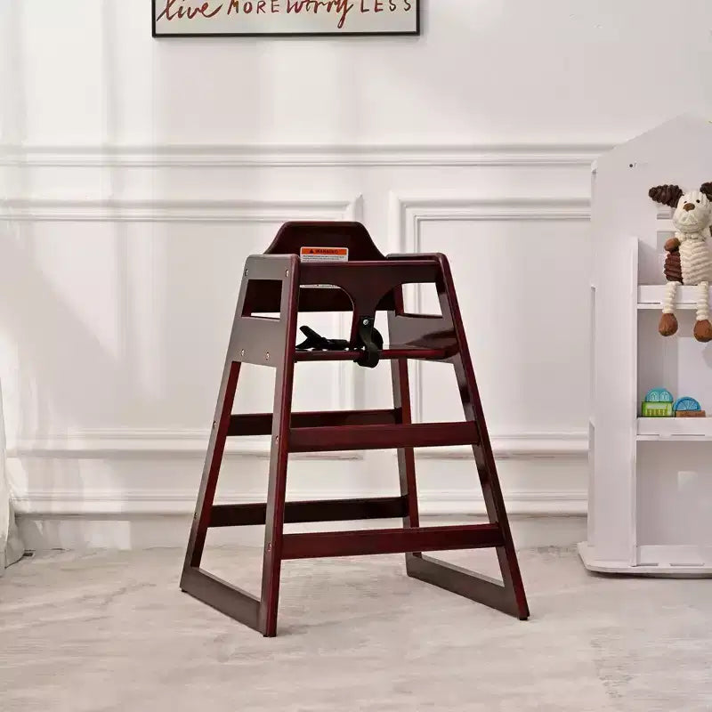Baby High Chair, Solid Wood, Easy to Clean