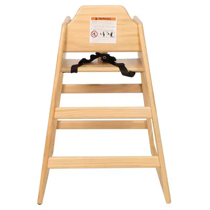 Baby High Chair, Solid Wood, Easy to Clean