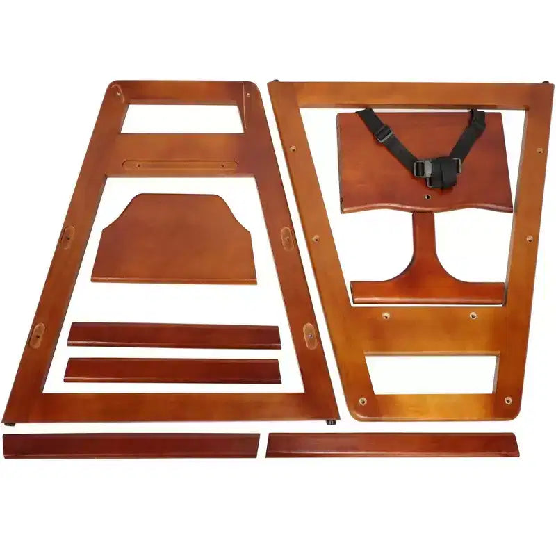 Baby High Chair, Solid Wood, Easy to Clean