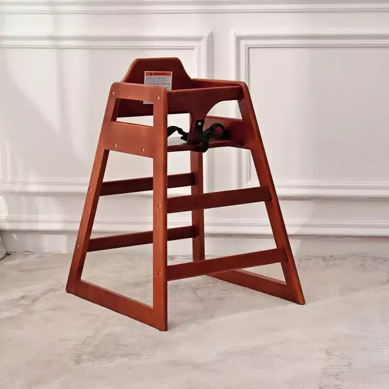 Baby High Chair, Solid Wood, Easy to Clean