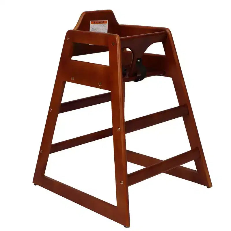 Baby High Chair, Solid Wood, Easy to Clean