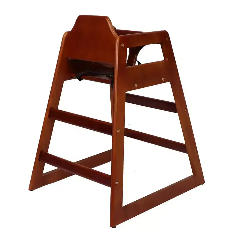 Baby High Chair, Solid Wood, Easy to Clean