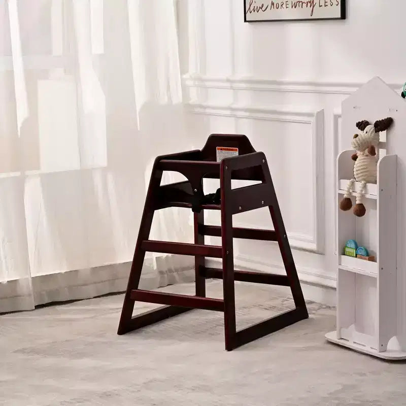 Baby High Chair, Solid Wood, Easy to Clean