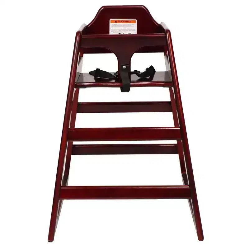 Baby High Chair, Solid Wood, Easy to Clean