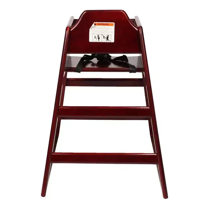 Baby High Chair, Solid Wood, Easy to Clean