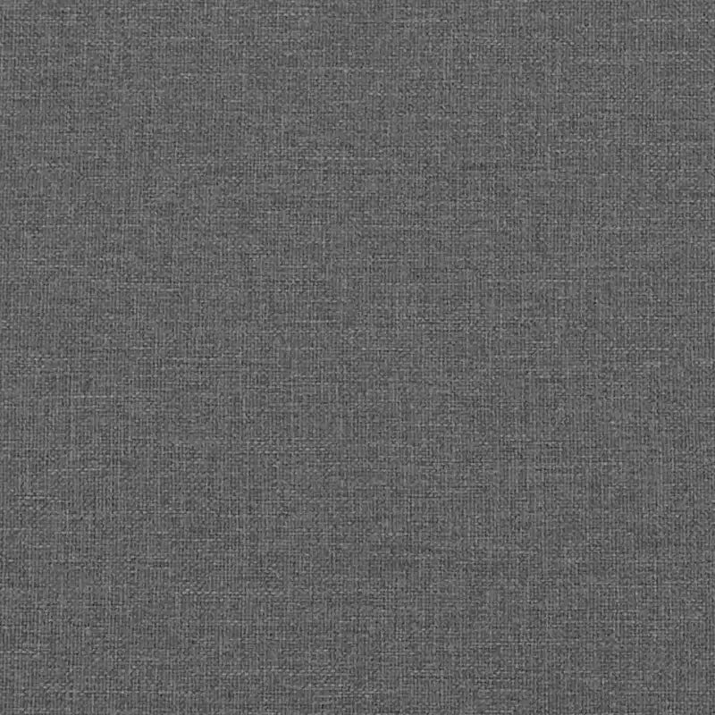 3-seater Sofa Dark Grey 100% Polyester Fabric, Metal, Textilene, Foam
