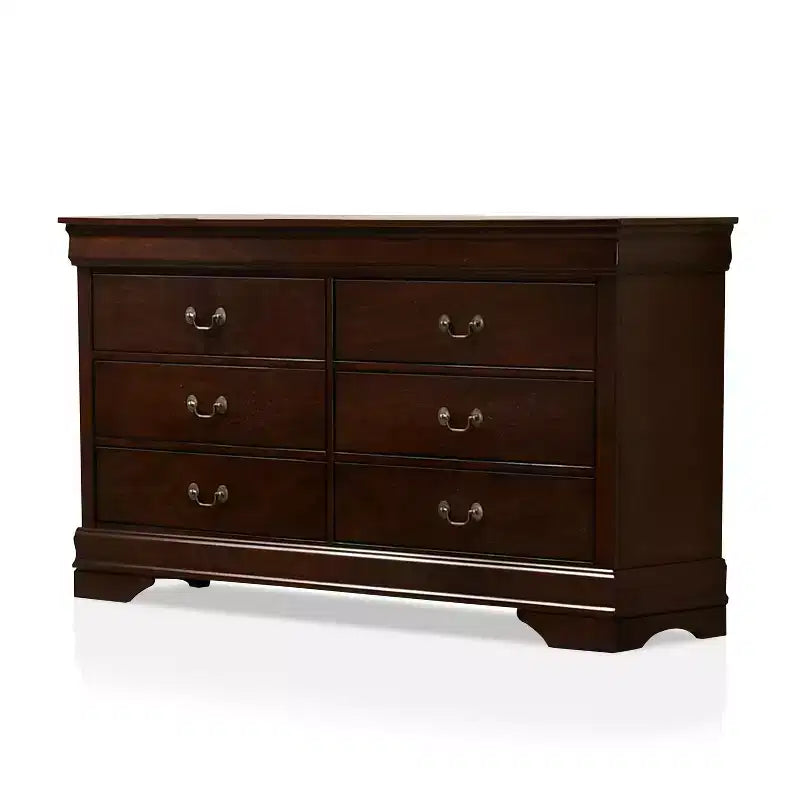 Sliver 6-Drawer Dresser, Cherry