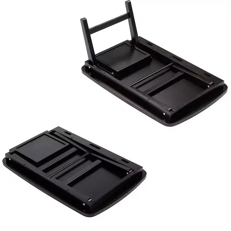 Portable Sit or Stand Desk with Storage Drawer and Media Slot - Espresso